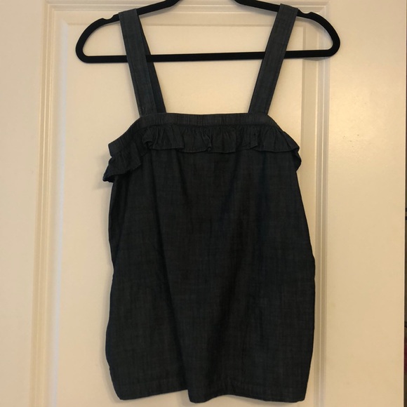 J. Crew Tops - J Crew Ruffled Tank